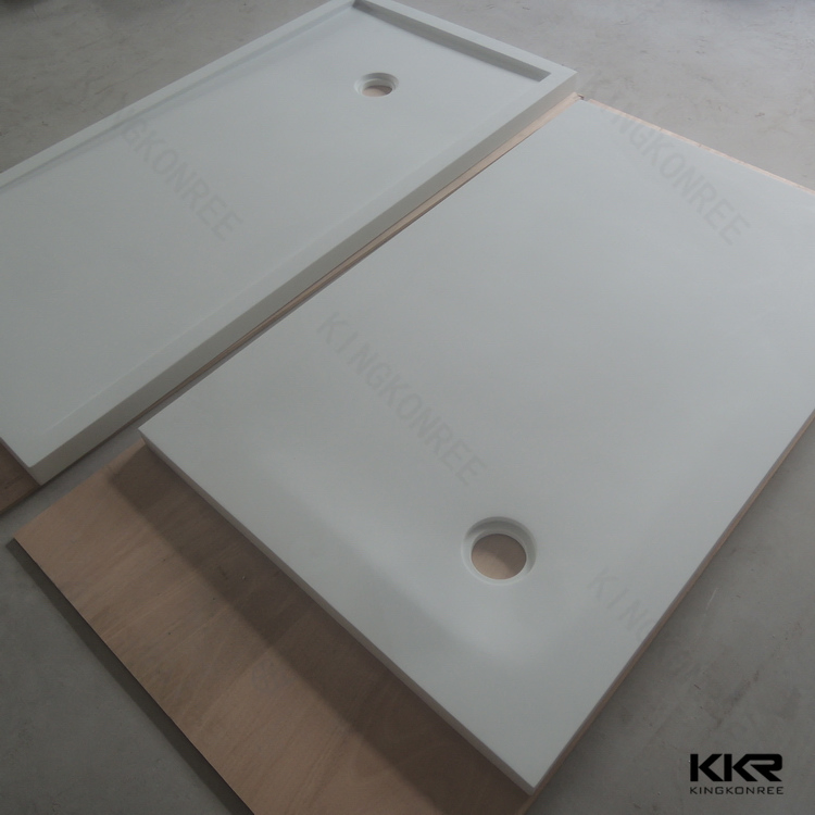 Acrylic Solid Surface Artificial Stone Bathroom Wares Shower Base 0602