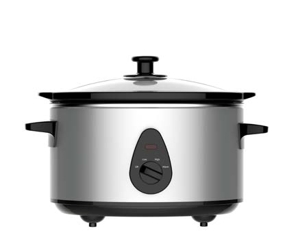 3.5qt Slow Cooker with Programmable Settings for Easy Cooking