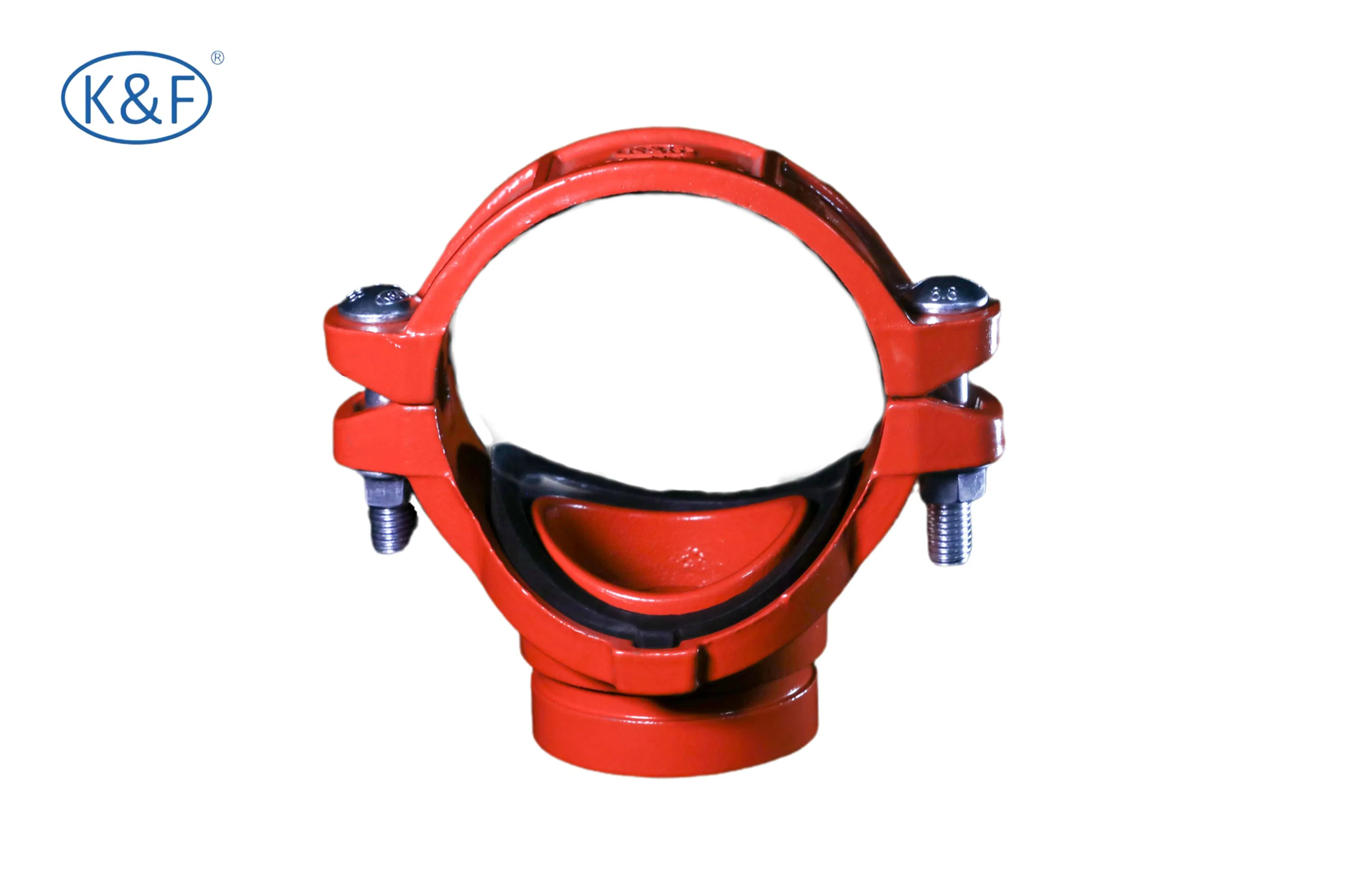 Kanaifu 3" Customized Tee Pipe Thread Grooved Water Pipe Fitting Mechanical Tee with FM UL