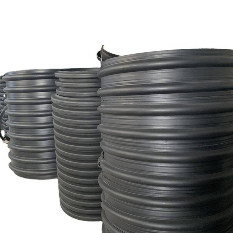 Гофрированная дренажная труба HDPE с армированием стальной лентой