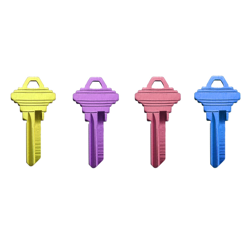 Fashion Deisgn Titanium Key Blanks for Logo Printing