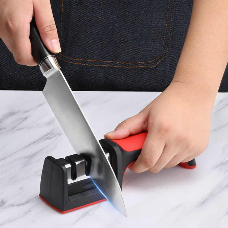 High Quality Professional PS Plastic Handle Kitchen Mini Knife Sharpener
