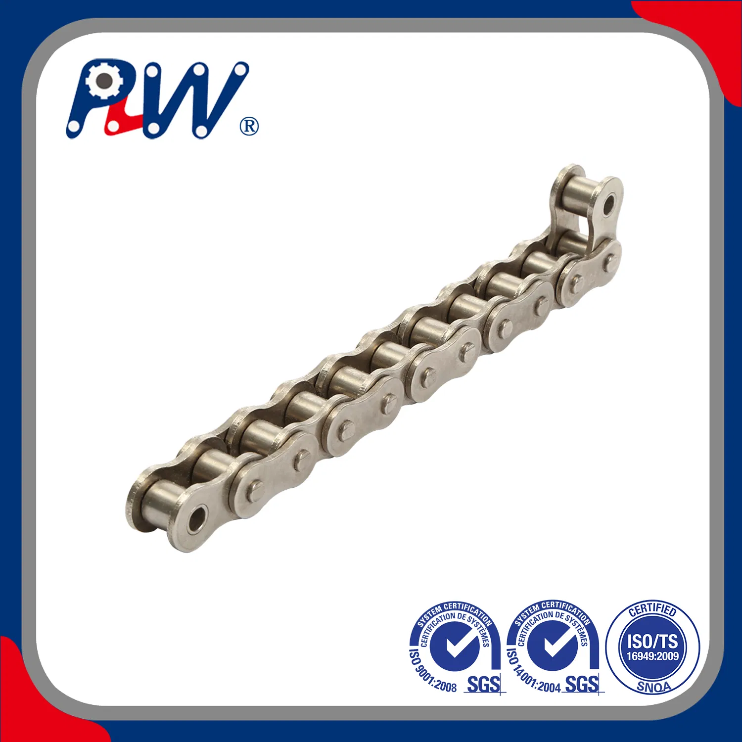 Durable Roller Chains with Zinc-Plating for Industrial Applications (35ZP/ 40ZP /50ZP)