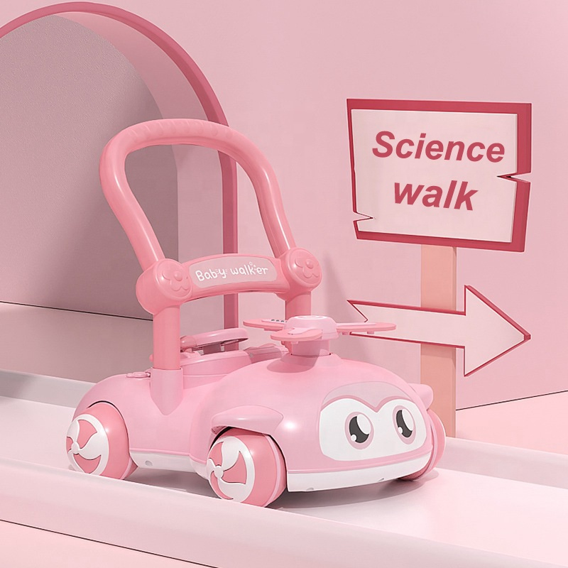 Baoli Toddlers Music Sound Light Wheel Educational Toy Baby Walker