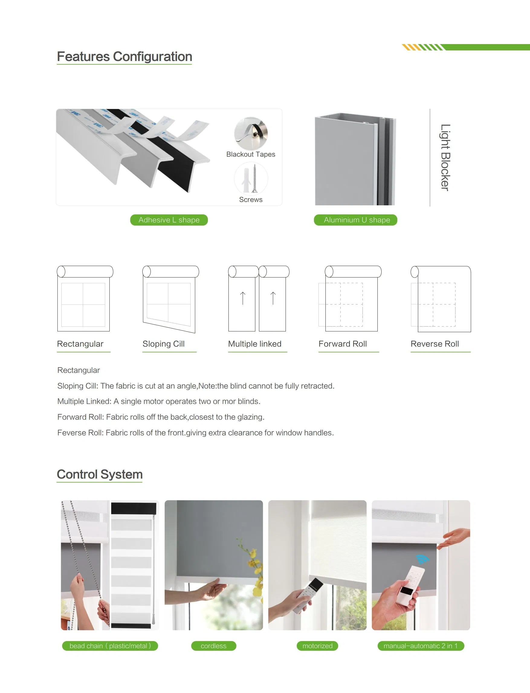 Day and Night Motorized Roller Blinds Roller Shutter