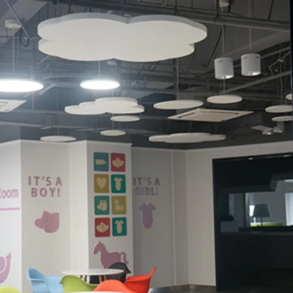 Decoration Materials High Performance Acoustical Fiberglass Wool Cloud Excellent Acoustics