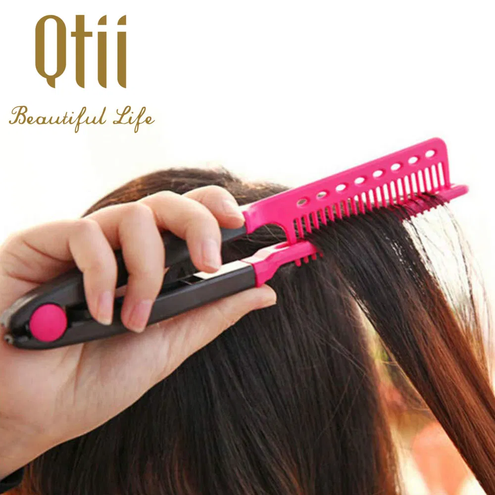 Расческа-выпрямитель V-образная термостойкая для укладки