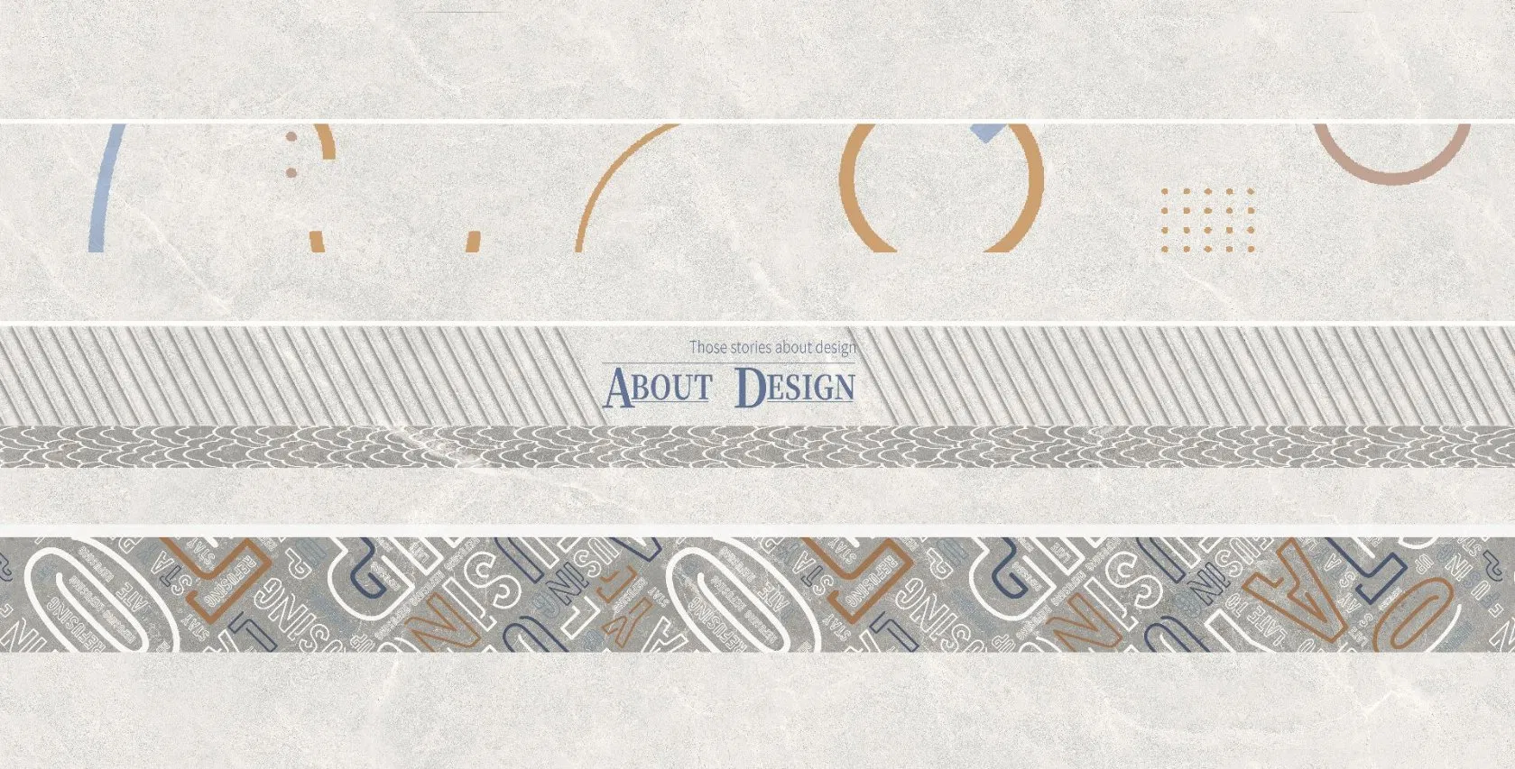 Stone Imitation Texture Porcelain Tiles Straw Mat Contemporary Pattern Tile