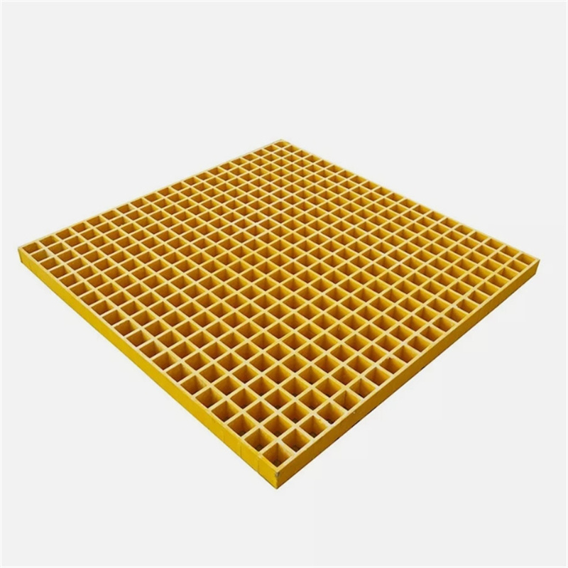 Fiberglass FRP Prof Trench Drain Grating Plate Fiberglass Grating