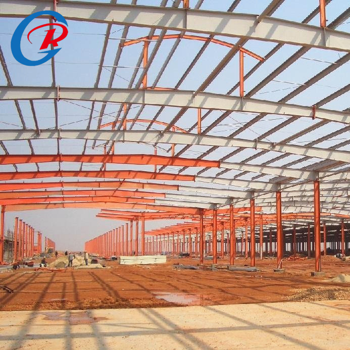 Low Cost Prefabricated House Steel Frame Galvanized Building Material Workshop Warehouse