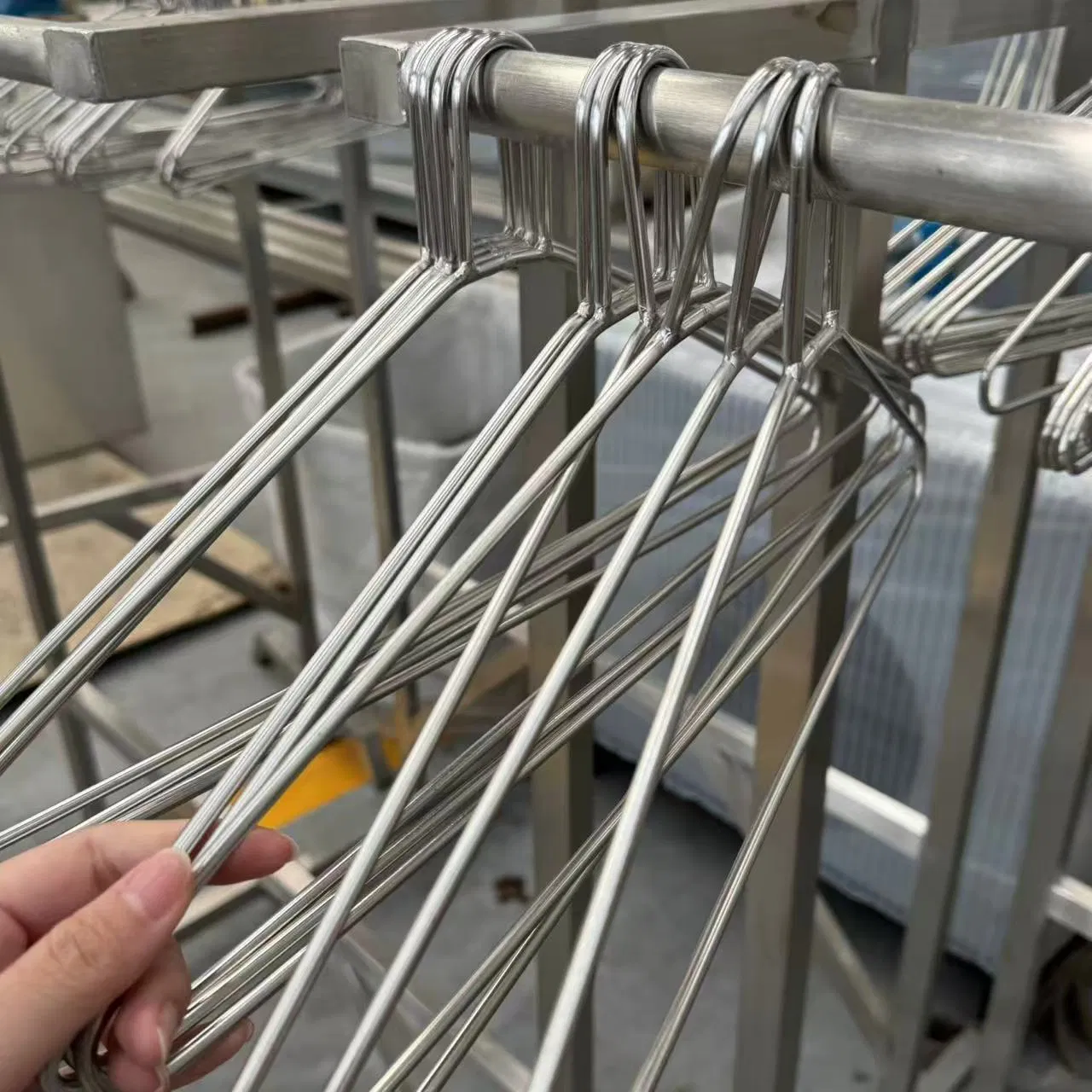 Durable Industrial-Grade Stainless Steel Multi-Functional Clothing Rack