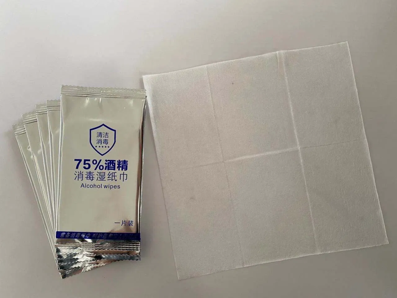 75% Alcohol Wipe Disinfectant Cleaning Wet Wipes Disinfection Towle Nonwoven Pads