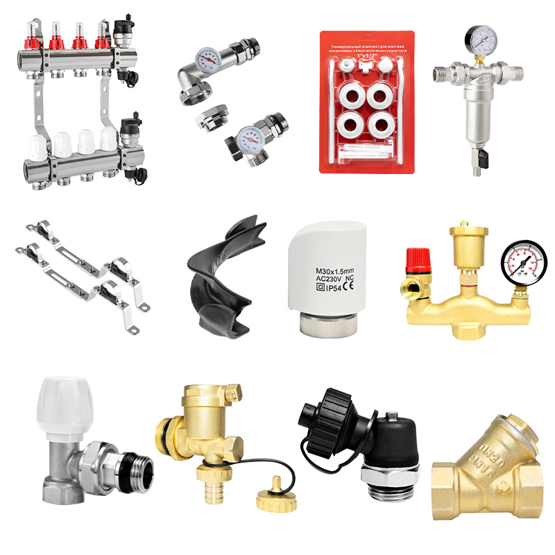 Radiator Valves Flooring Heating Manifold Electric 2-Wire Spring Thermal Actuator Thermostat