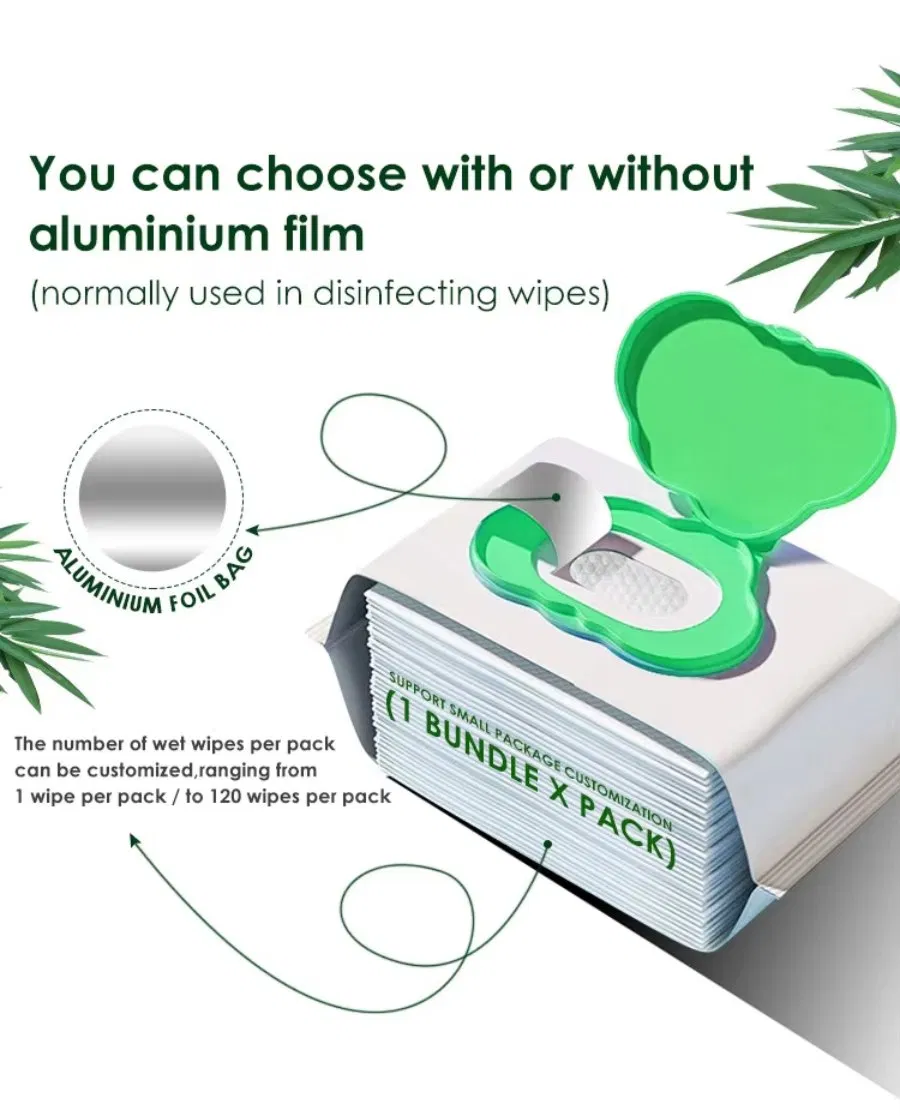 Ultra Soft Plant Fiber Disposable Face Towels for Facial Cleansing Box or Roll Tissue