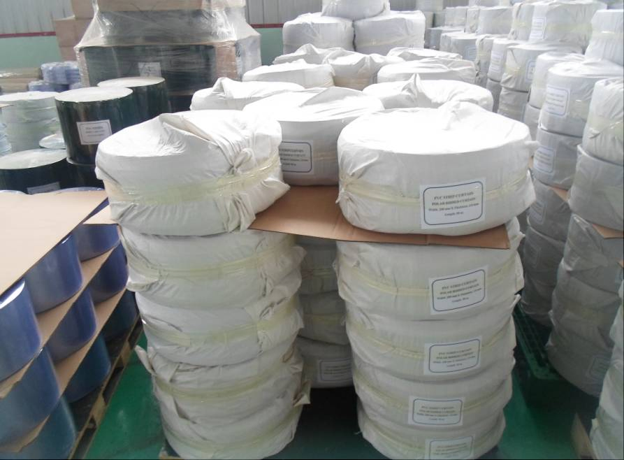 Standard Transparent Clear Blue PVC Air Curtain Plastic PVC Strip Door Curtain