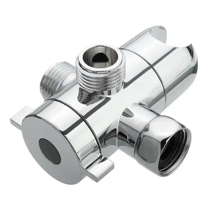 ABS Plastic M1/2 Diverter Shower Accessories Three Ways Diverter Valve