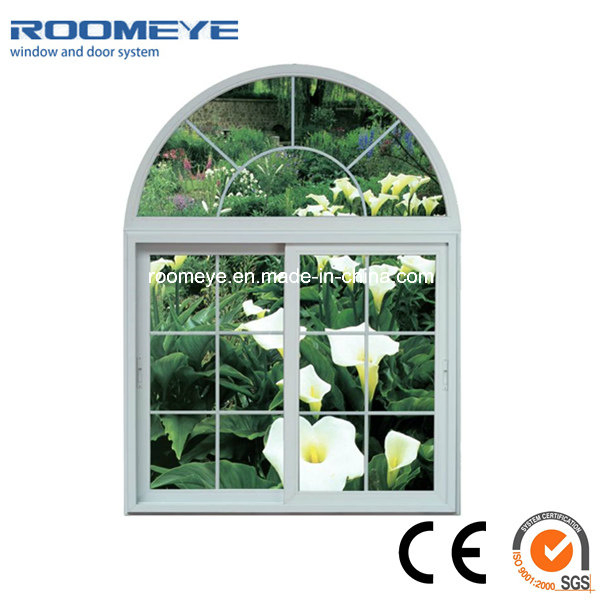 Roomeye 2017 Customized Double Glass Window PVC Sliding Window with Morden Style
