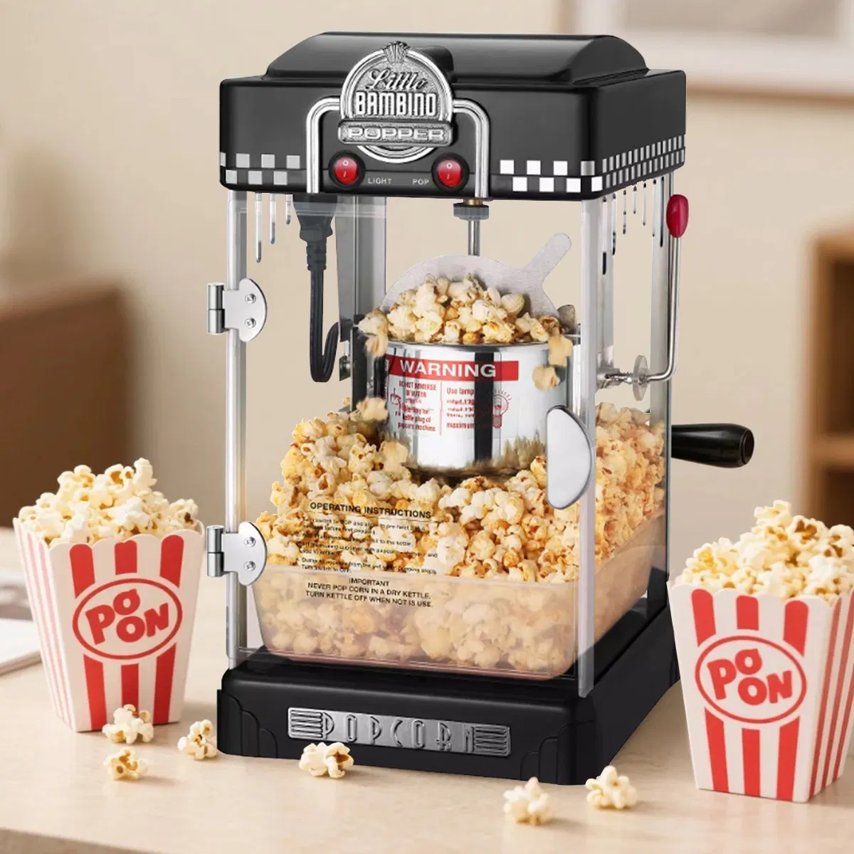 New High Efficiency Automatic Electric Popcorn Maker