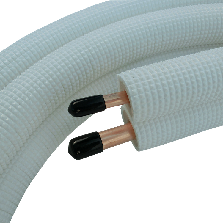 1/4, 3/8, 1/2, 5/8, 3/4 Insulated Copper Pipe /Tube/ Coil with Air Conditioning Insulation