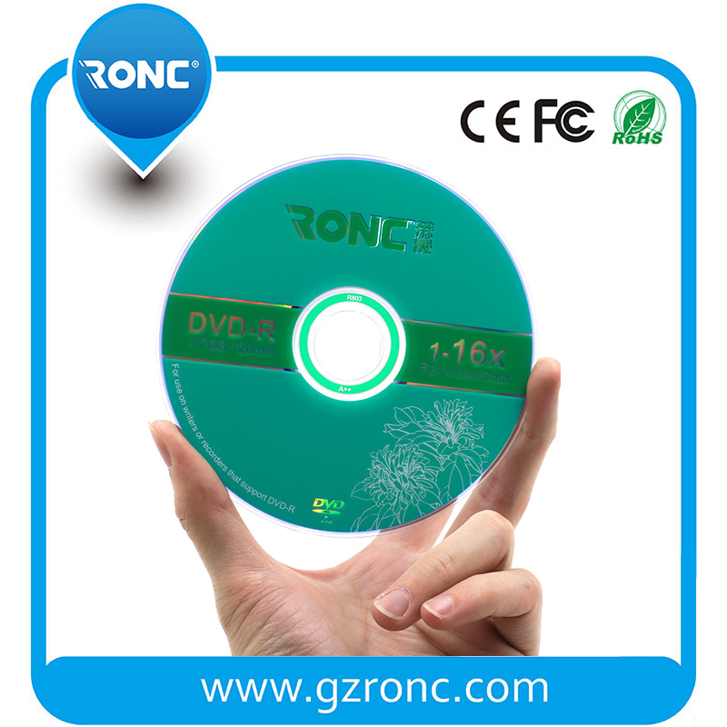 High Quality Cheap 4.7GB 1-16X Blank DVD Disc