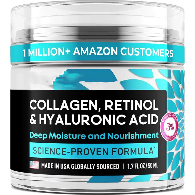 Collagen Retinol Hyaluronic Acid Cream Anti-Aging Face Moisturizer for Face Daily Moisturizer Face Cream