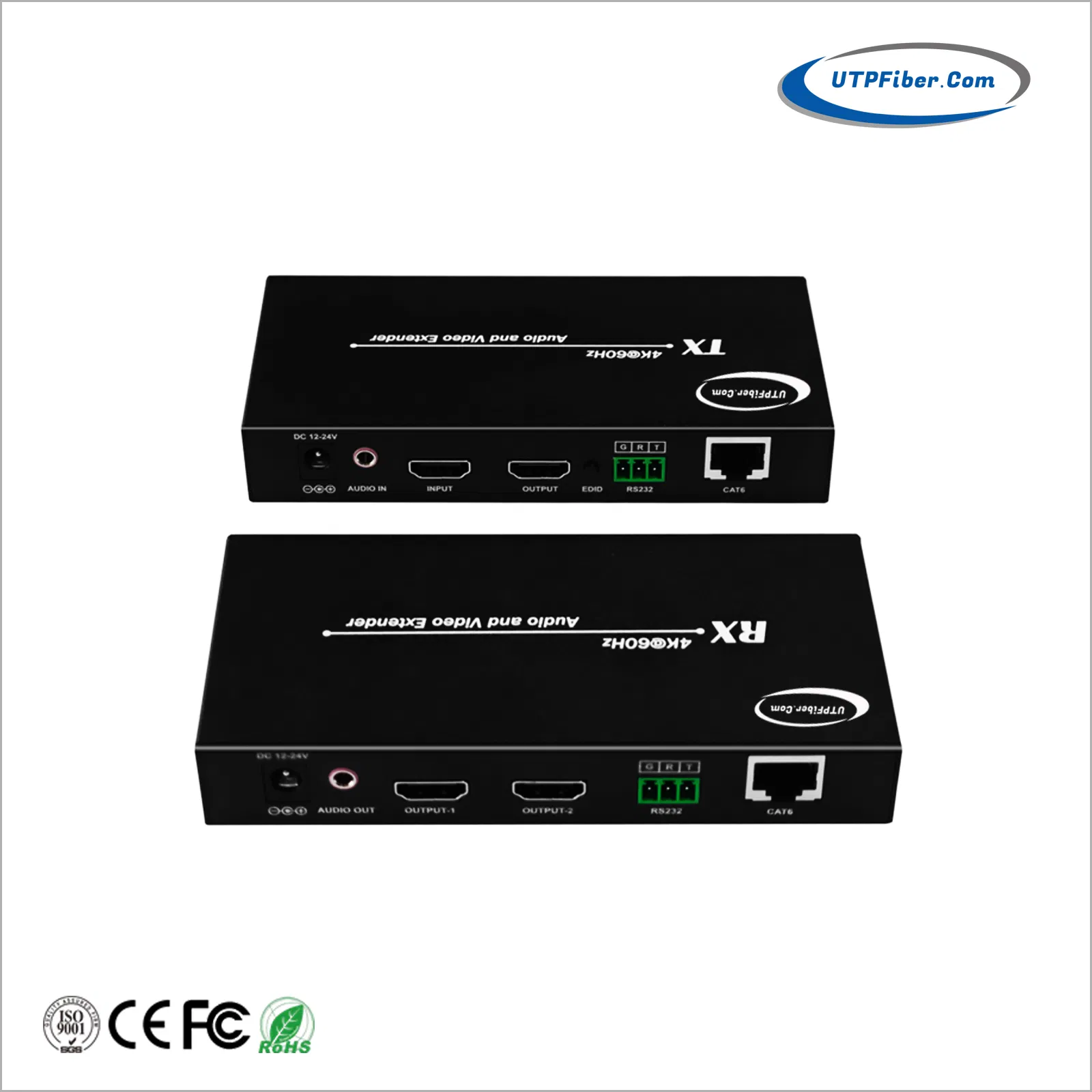 HDMI HDBaseT Extender 4K 60 Гц с RS232 и ИК