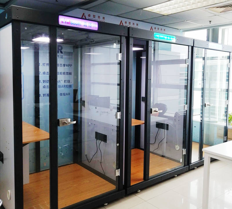 Mini Soundproof Studio for Live Webcasting Stream Pod Direct Broadcasting Room Movable Sound Insulation Office Booth