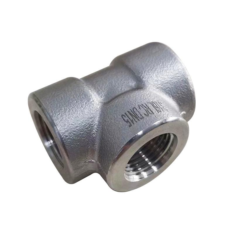 Custom Female Threaded Tee T Shape Pipe Fittings/ 90 Degree Elbow Pipe