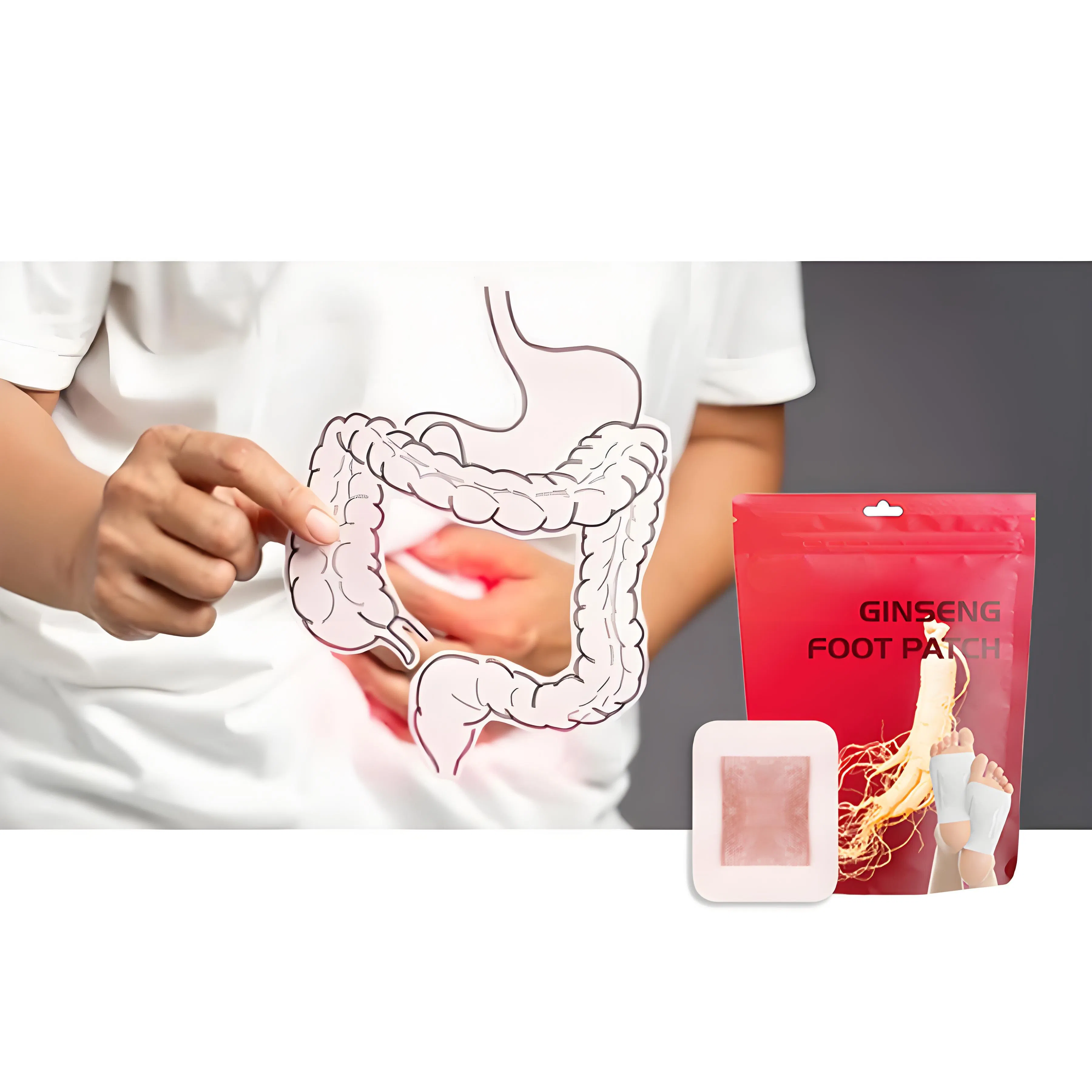 Detox Foot Patch Beauty Body Healthcare Detoxification Bamboo Vinegar Patches