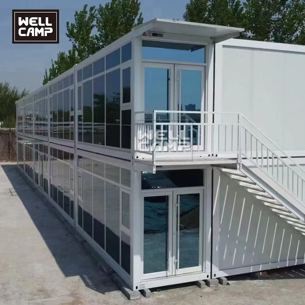 Wellcamp Prefabricated Mobile Flat Pack Worker Accommodation Container House for Office