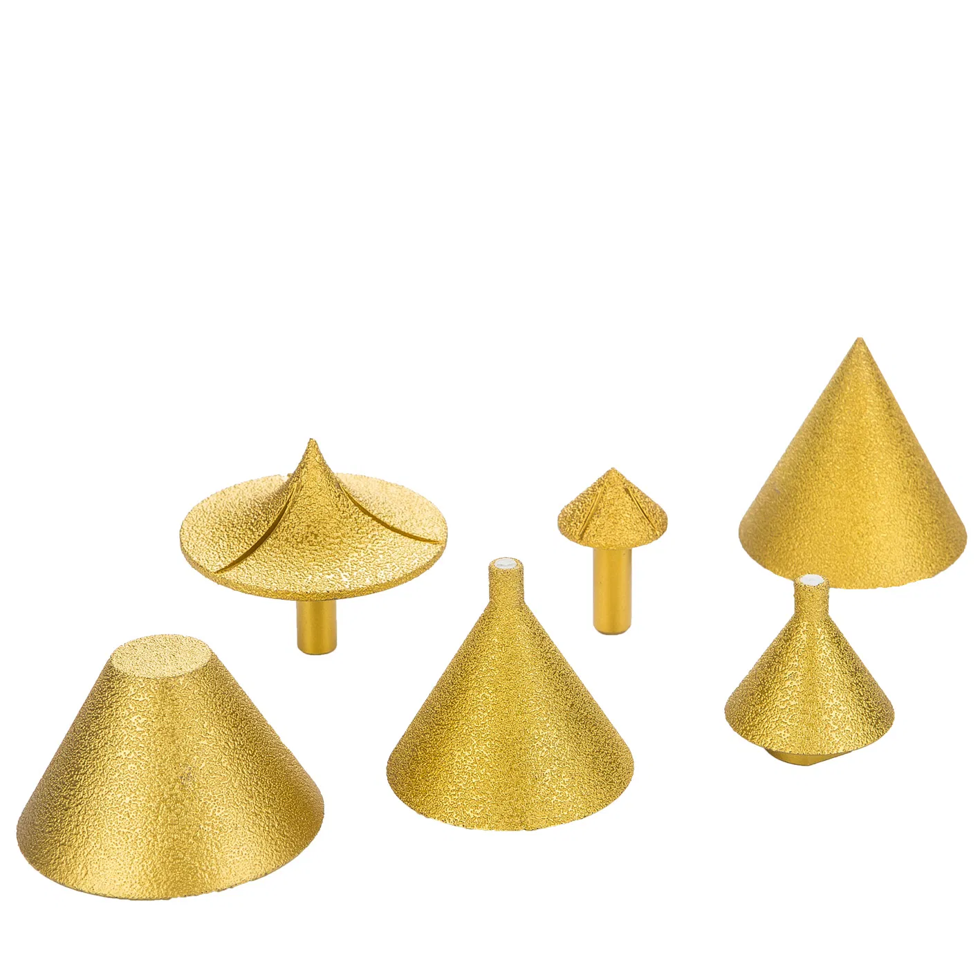 Diamond Burr Grinding Head Rotary File Conical Grinding for All Kinds of Stone