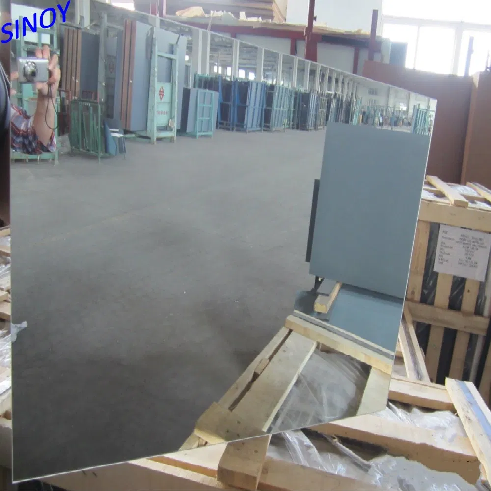Large Clear Silver Glass Mirror Sheet Double Coated with Water and Acid Resistance