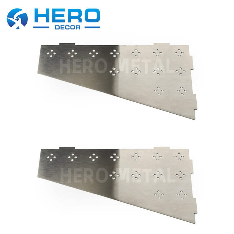 Shower Rack Countersunk Corner No-Drill Hero Metal New Design Customized Bathroom SS304 Matt Black Wall Shelf