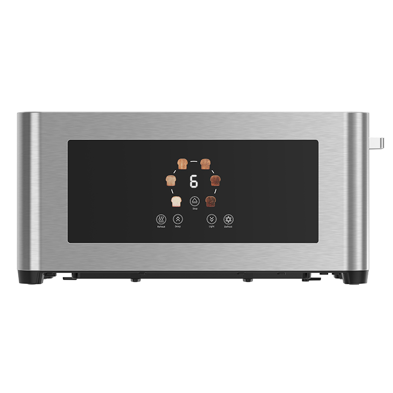 Tenfly Touch Screen 4 Slice Toaster Factory Custom Stainless Steel Bread Toaster