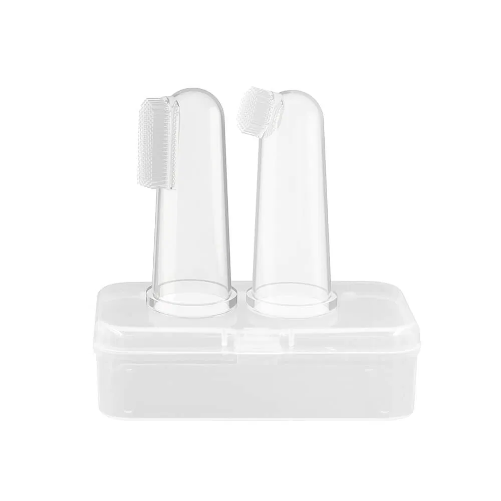 Extra Soft Toothbrush Silicone Infant Baby Kids Pet Finger Toothbrush