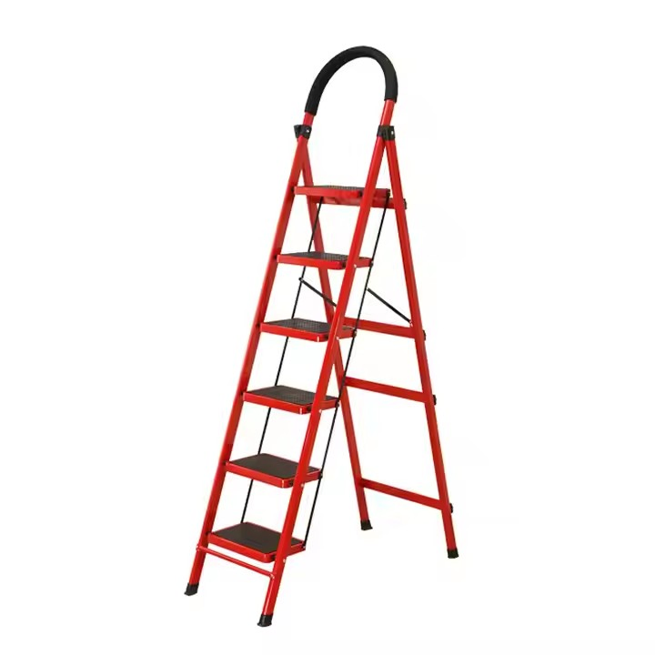 Factory Direct Sale Convenient Multi-Position Home Step Ladder Foldable Storage Rack