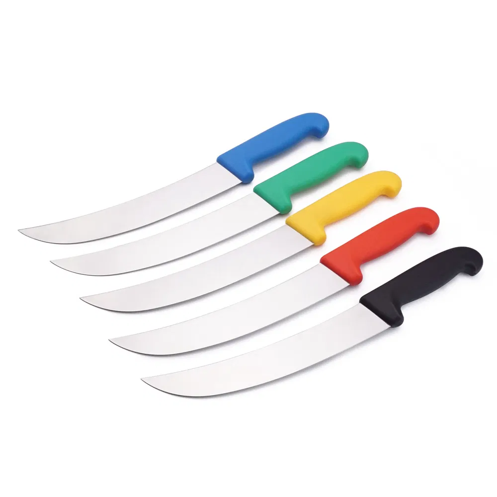 China HACCP Cimeter Steak Knife Butcher Breaking Slicing Knife