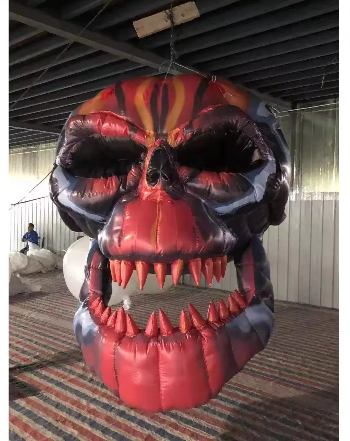 Giant Halloween Decoration Inflatable Skull Skeleton Head for Events