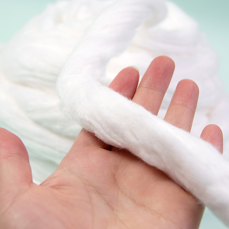 Cotton Coil for Salon 520 Feet Cotton Sliver for Cleaning Skin Care
