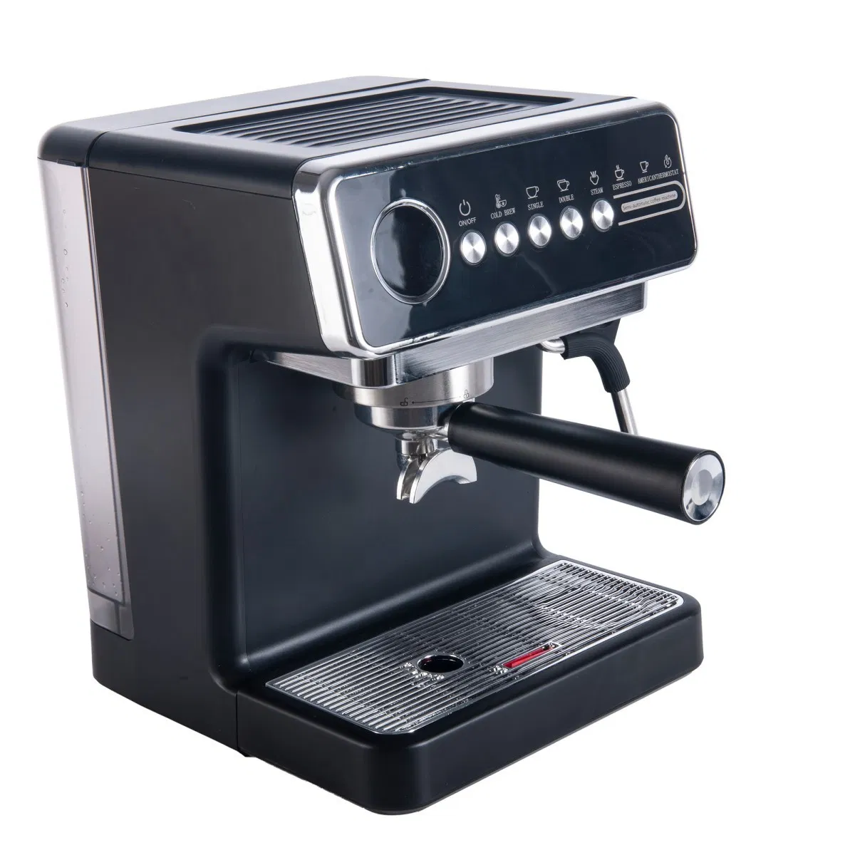 Versatile 15-Bar Espresso Machine with Integrated Bean Grinder
