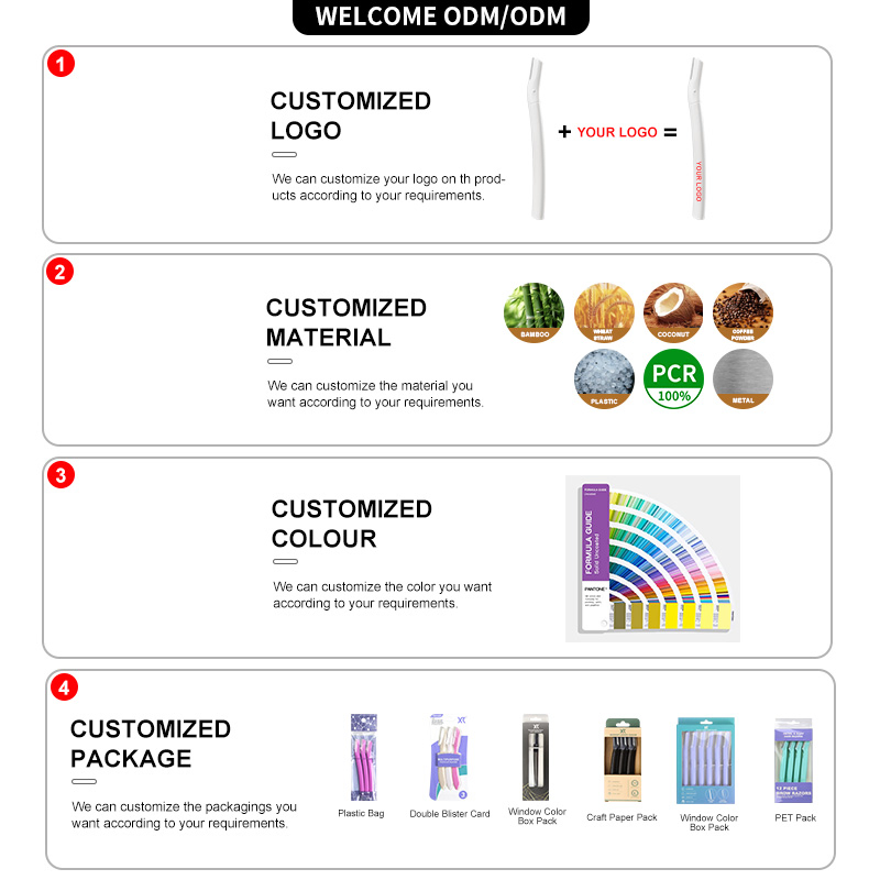 High-Quality Stainless Steel Eyebrow Razor for Flawless Brows
