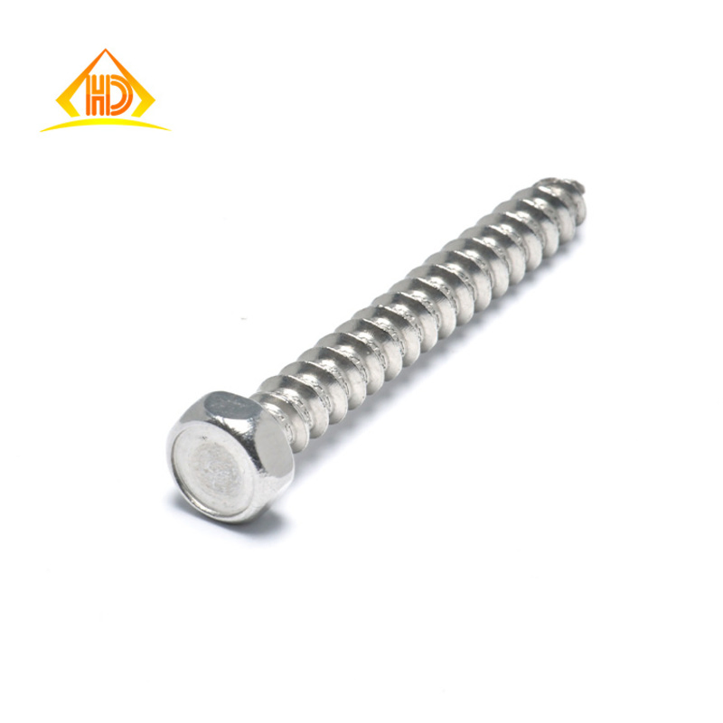 Wholesale Prrice M4.8 25mm Hex Head Wood Screws Sheet Metal Screws Self Tapping Screws