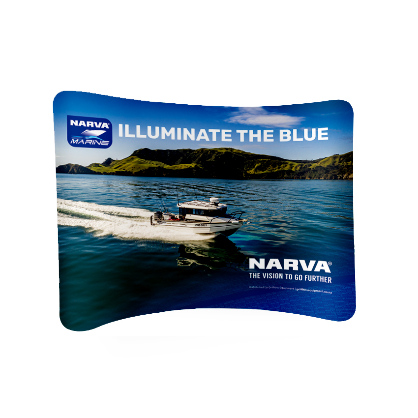 Tension Fabric Display Backdrop Pop up Banner Stand for Exhibition Advertising