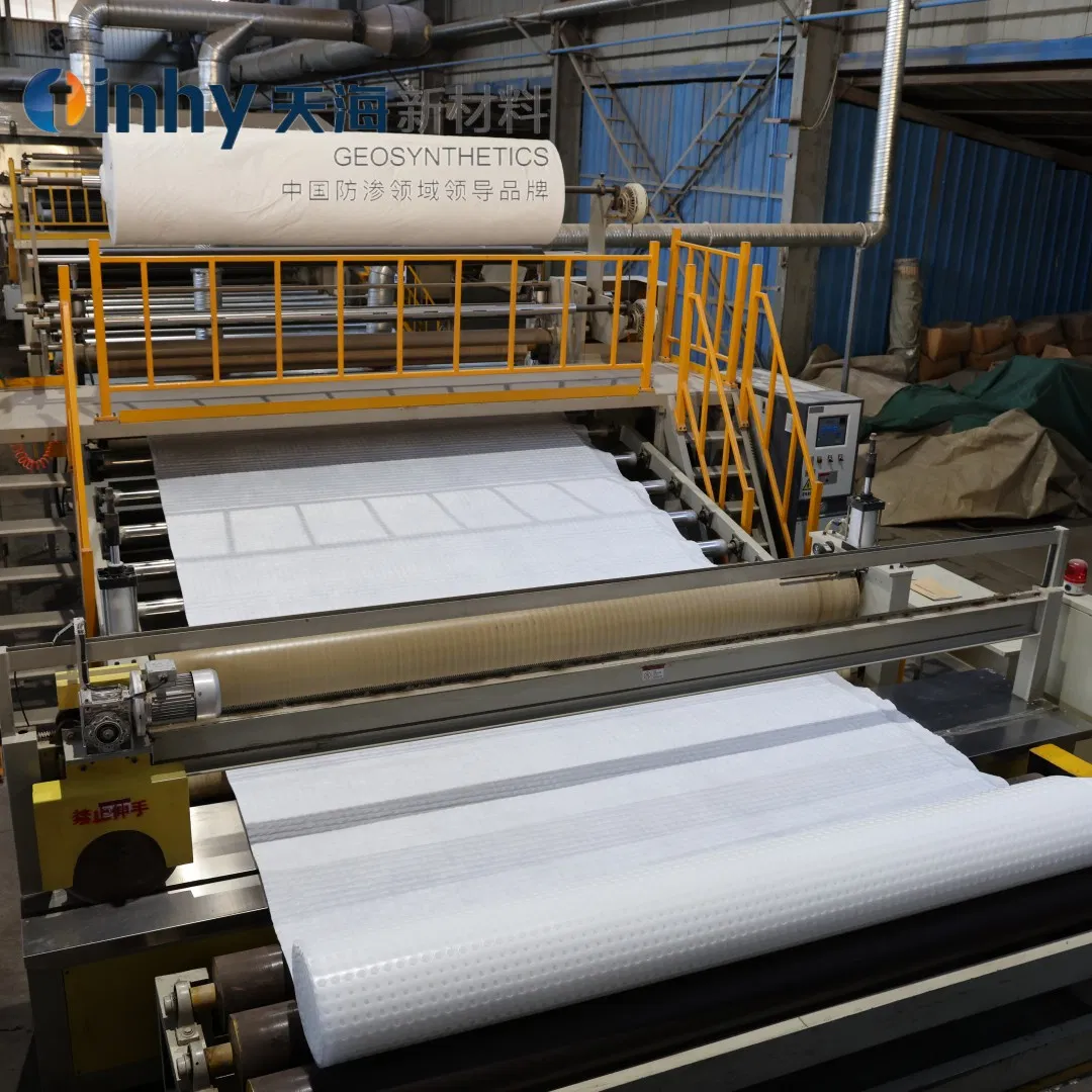 12mm Dimpled Sheet with Fabric Drainage Board UV Stablised