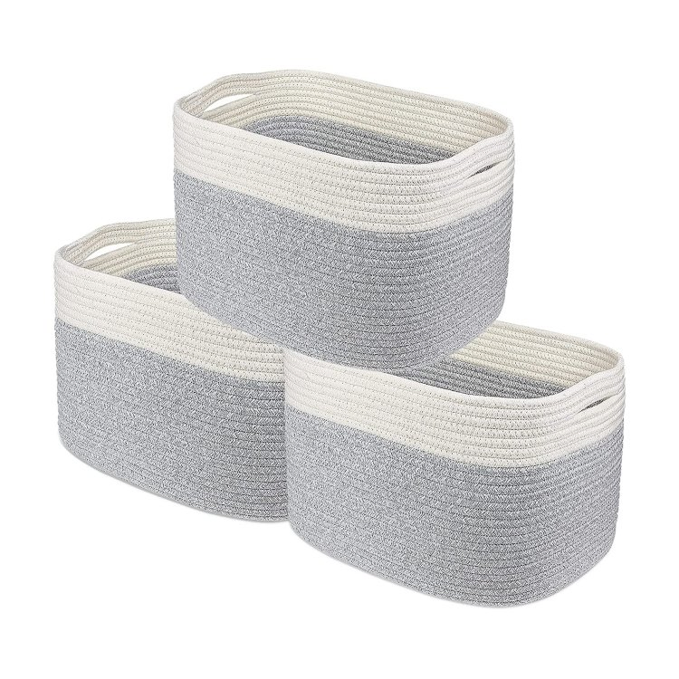 Natural Rope Woven Baskets for Storage Gift Basket