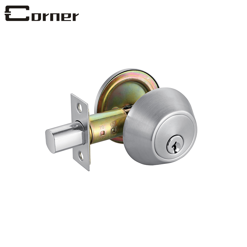 Professional Residential Commercial Exterior Premium Strength Anti Drill Solid Brass Door Lock