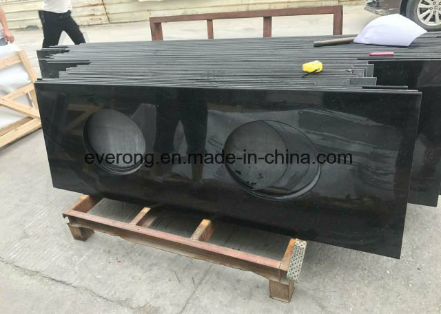 Black Galaxy Granite Slab for Kitchen/Bathroom/Wall/Floor