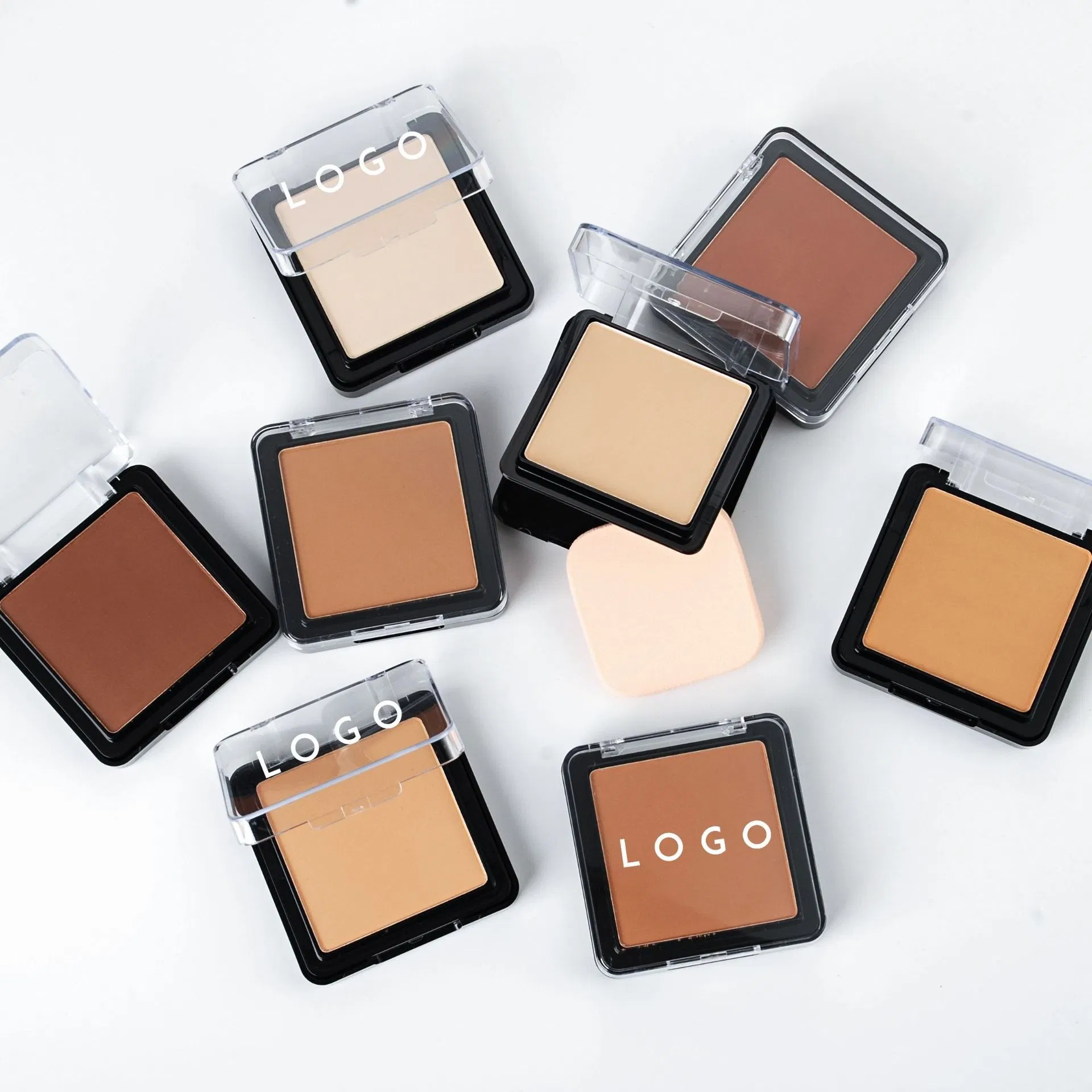 Waterproof Full Coverage Compact Powder Cruelty Free Face Pressed Contour Powder Bronzer