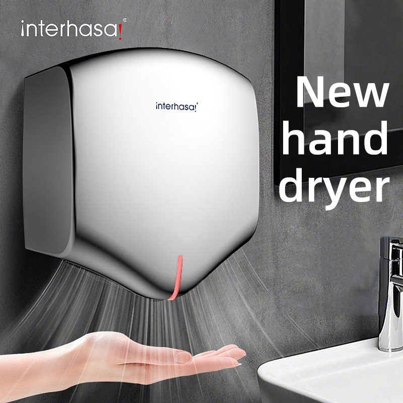 Wall-Mountable Airblade Electric Hand Dryer for Commercial Bathrooms
