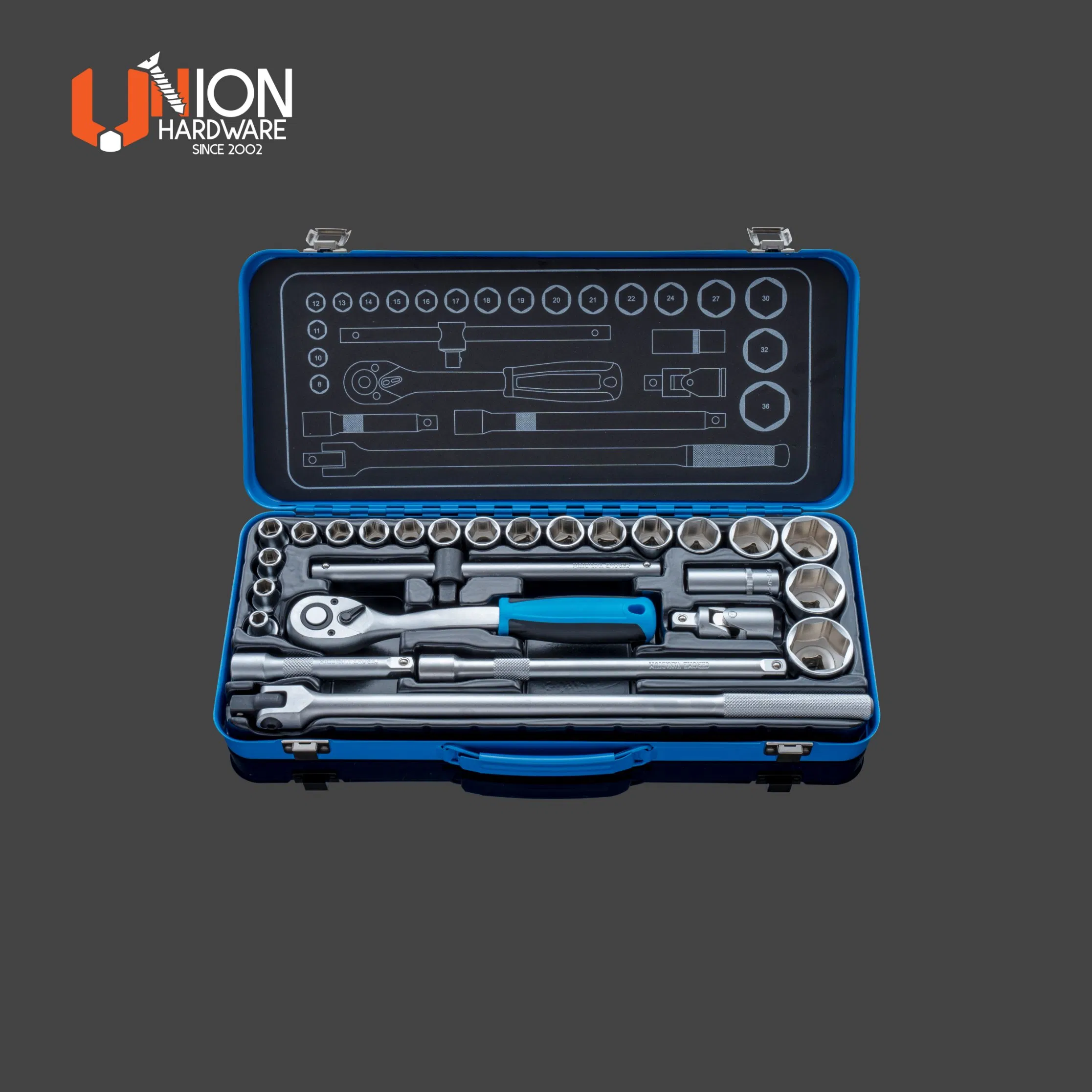 Dis ISO 6789 1/4 Inch 3/8 Inch 1/2inch Ratchet Socket Wrench Set